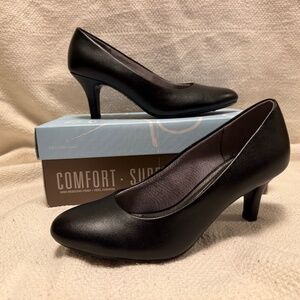 LifeStride Parigi Black Kiddy Pumps Size 7 (eur 37)